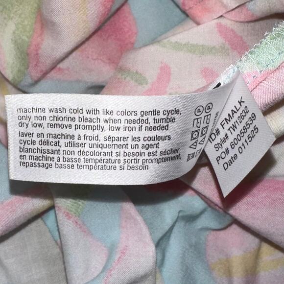 Tommy Bahama Pink Rose Mist Floral Pajama Sleep Shorts Size Small - Picture 9 of 14